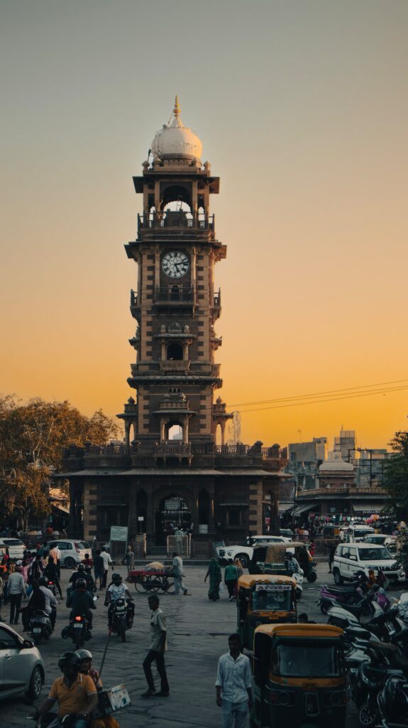 Jodhpur Clock Tower is the best tourist place in Jodhpur