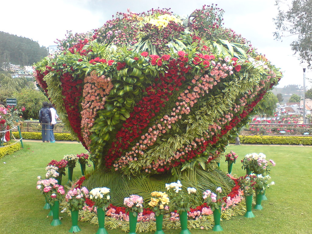 Rose Garden is the best tourist place in Chandigarh